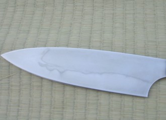 chef's blade closeup