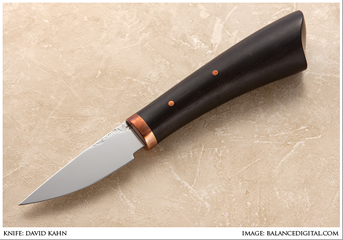 knife with ebony handle