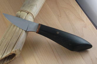 knife with ebony handle