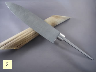 rough ground kitchen knife