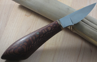 oak knife with sheath